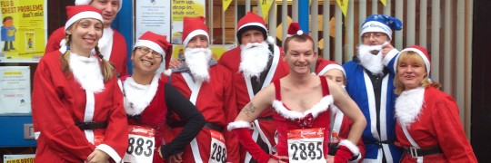 The Basement Santa Dash Team 2012