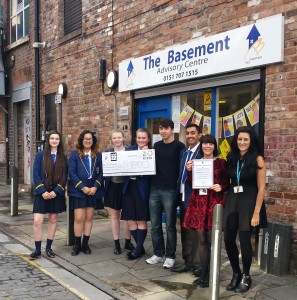 NCS group inspired by The Basement to fundraise for people in Liverpool less fortunate than themselves